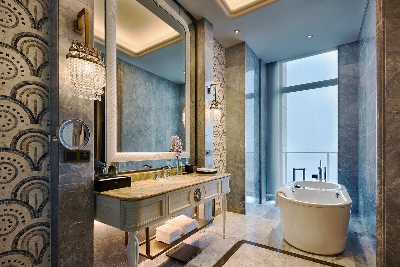 Hotel Wanda Vista Qingdao Movie Metropolis Extérieur photo
