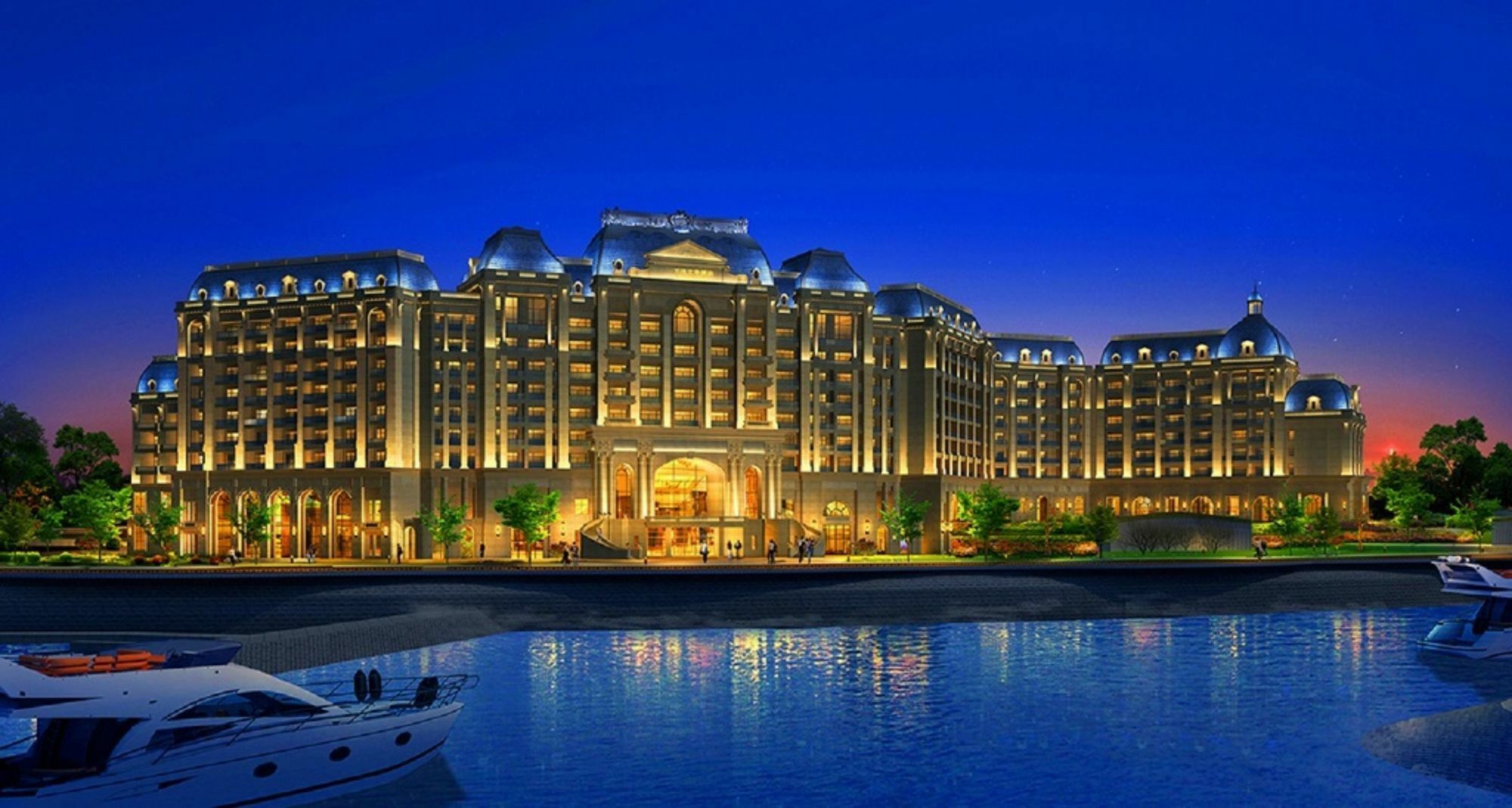 Hotel Wanda Vista Qingdao Movie Metropolis Extérieur photo