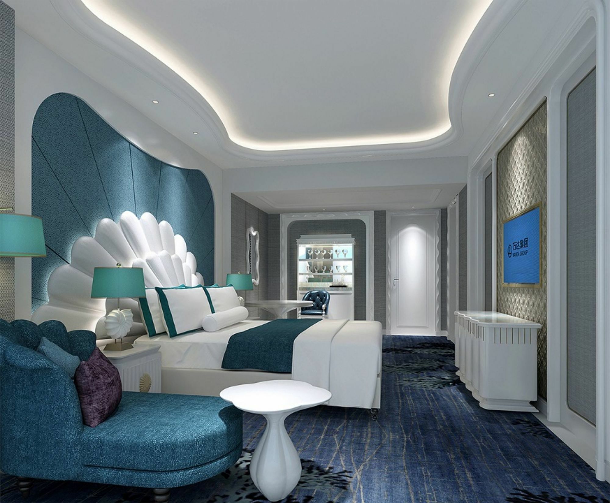 Hotel Wanda Vista Qingdao Movie Metropolis Extérieur photo