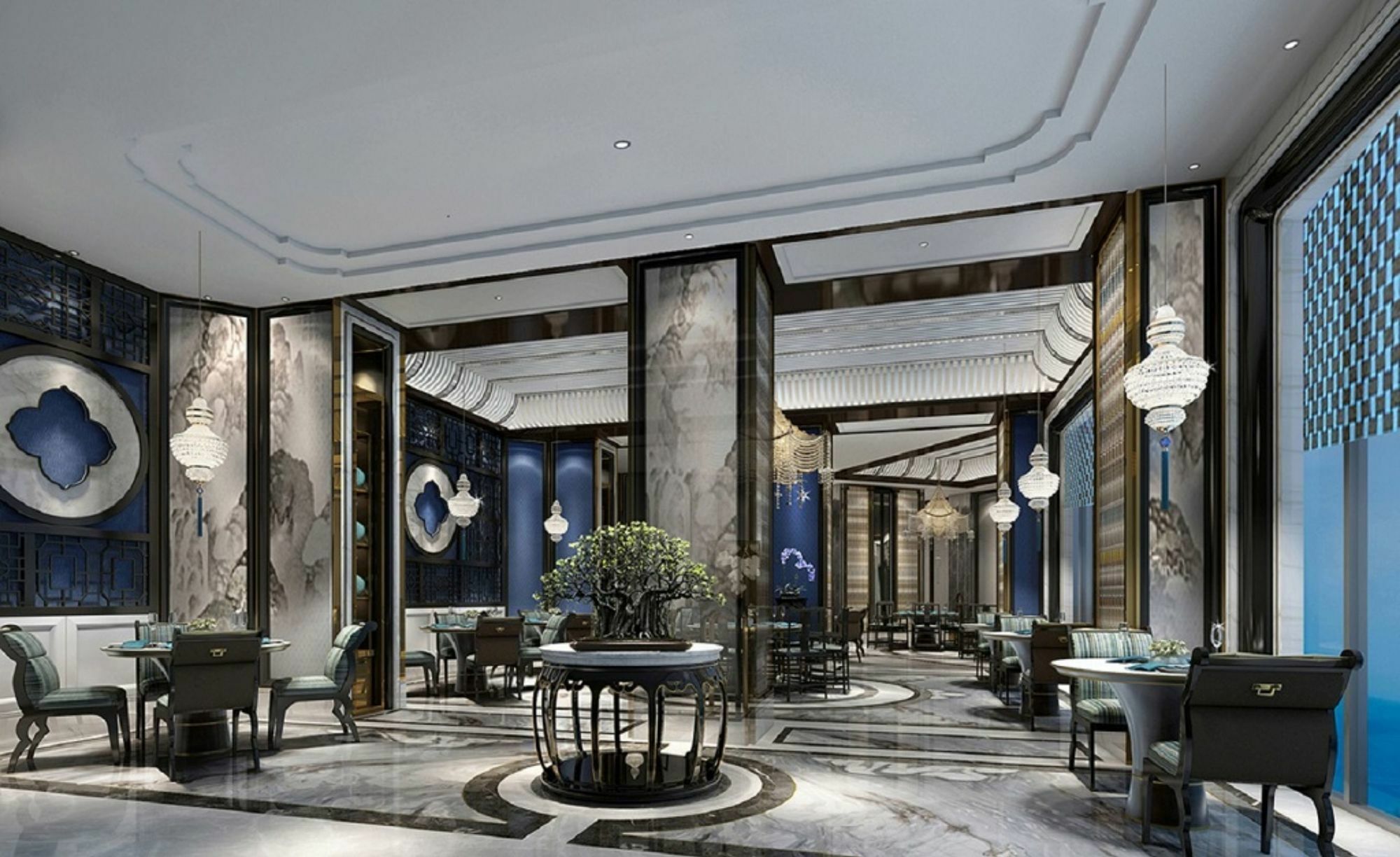Hotel Wanda Vista Qingdao Movie Metropolis Extérieur photo