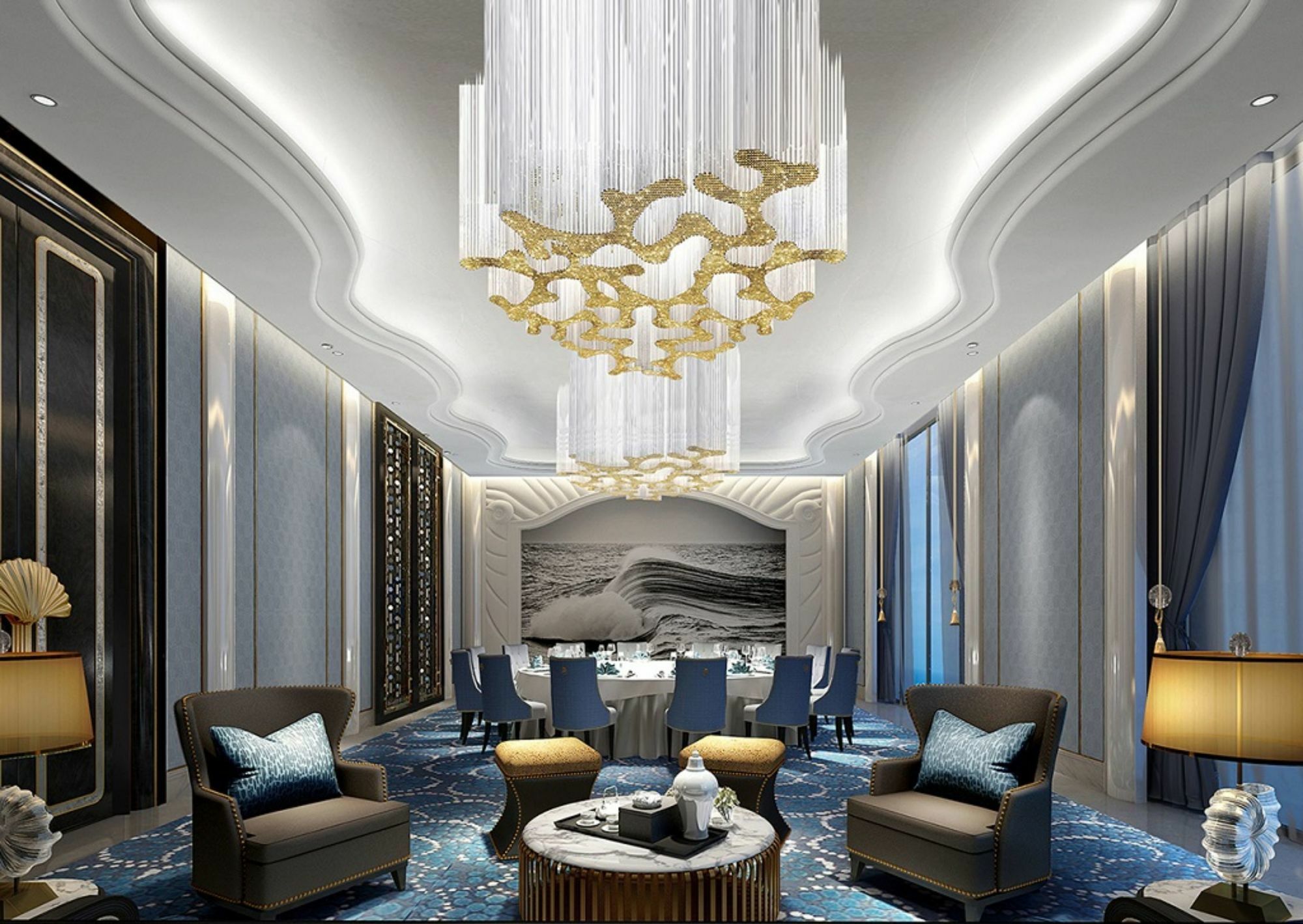 Hotel Wanda Vista Qingdao Movie Metropolis Extérieur photo