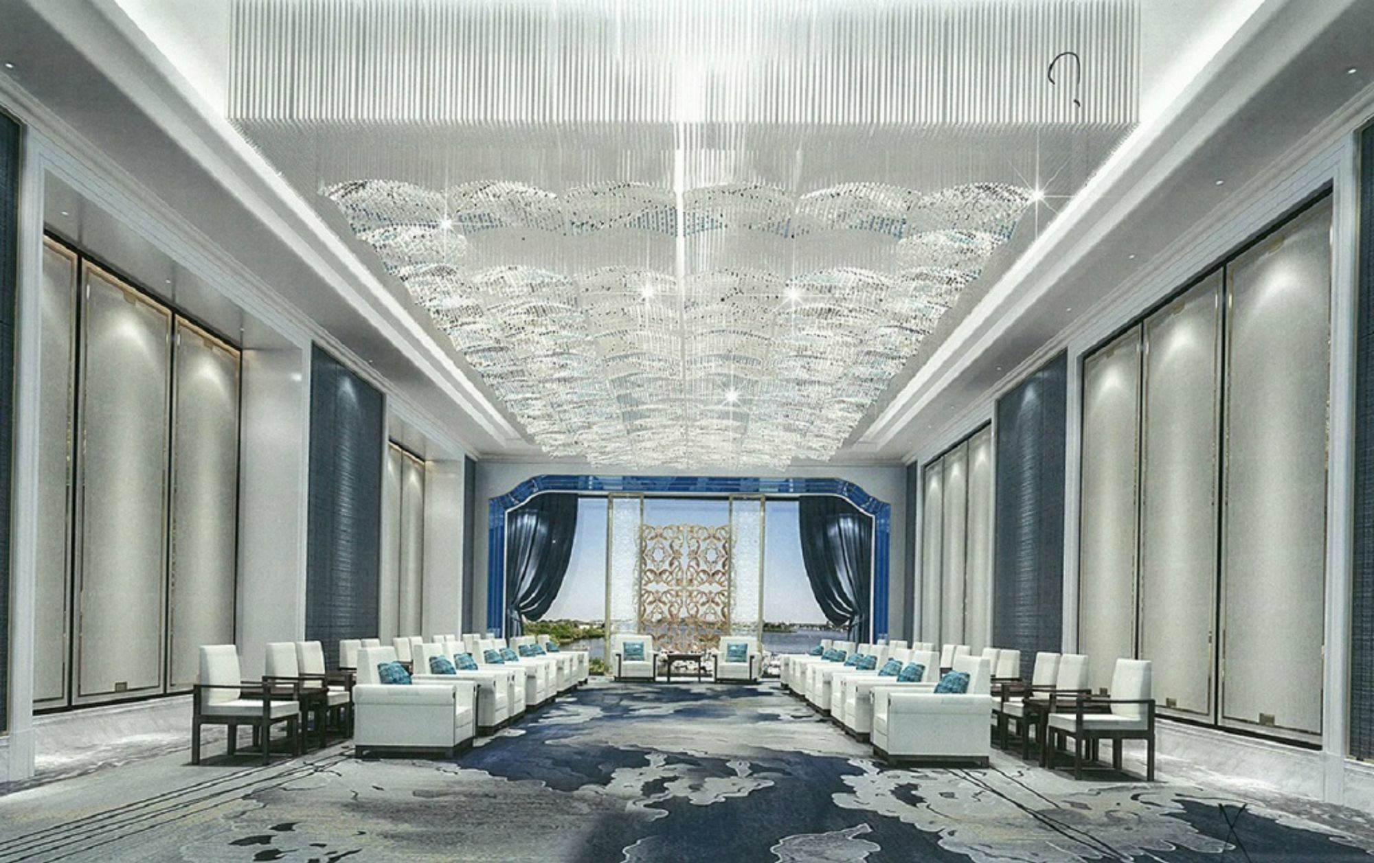 Hotel Wanda Vista Qingdao Movie Metropolis Extérieur photo